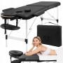 Массажный стол складной 4FIZJO Massage Table Alu W70 Black