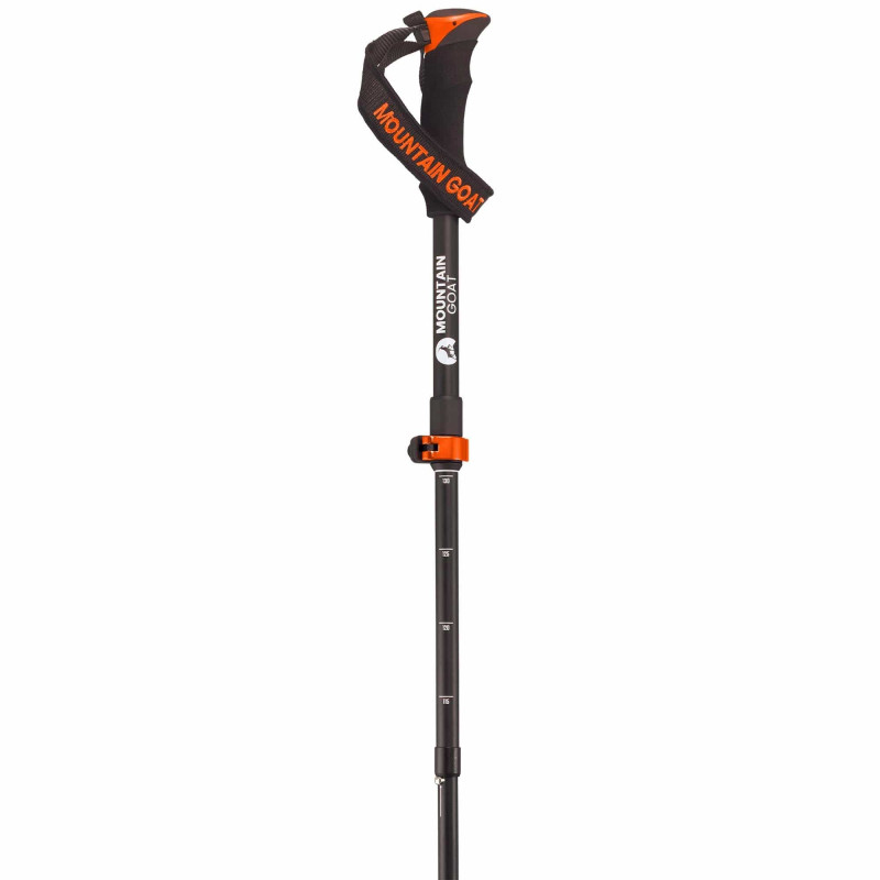 Трекінгові палиці Mountain Goat Pro+ 43-130 см Black/Orange
