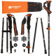 Трекінгові палиці Mountain Goat Pro+ 43-130 см Black/Orange