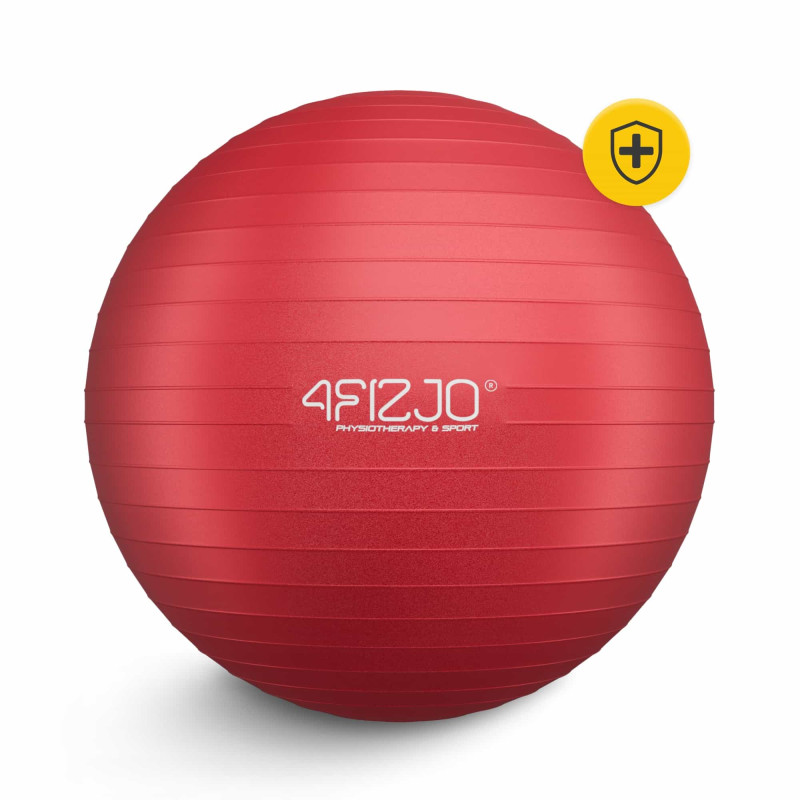 Мяч для фитнеса (фитбол) 4FIZJO 55 см Anti-Burst Red (P-5907222931509)