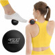 Масажний м'яч 4FIZJO Lacrosse Ball 6.25 см чорний