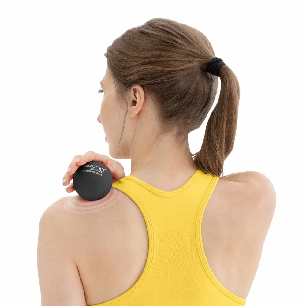 Масажний м'яч 4FIZJO Lacrosse Ball 6.25 см чорний