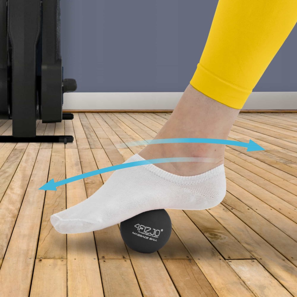 Масажний м'яч 4FIZJO Lacrosse Ball 6.25 см чорний