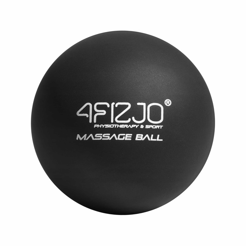 Масажний м'яч 4FIZJO Lacrosse Ball 6.25 см чорний