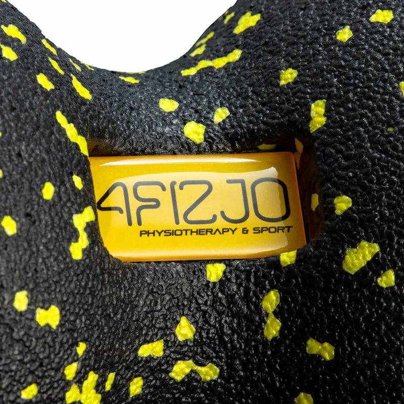 Массажный мяч двойной 4FIZJO EPP DuoBall 12 Black/Yellow (P-5907222931332)