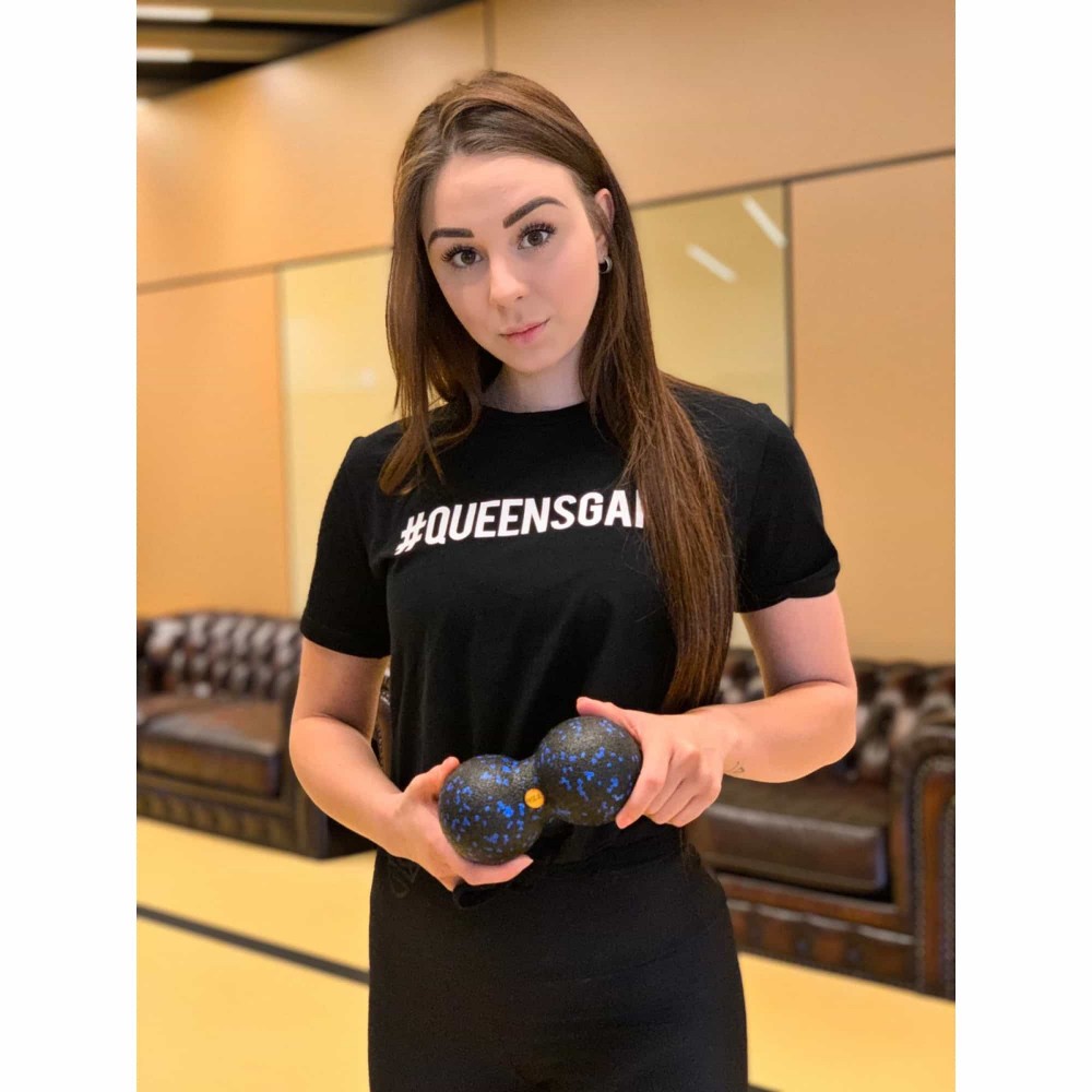 Массажный мяч двойной 4FIZJO EPP DuoBall 08 Black/Gold (P-5907739314802)