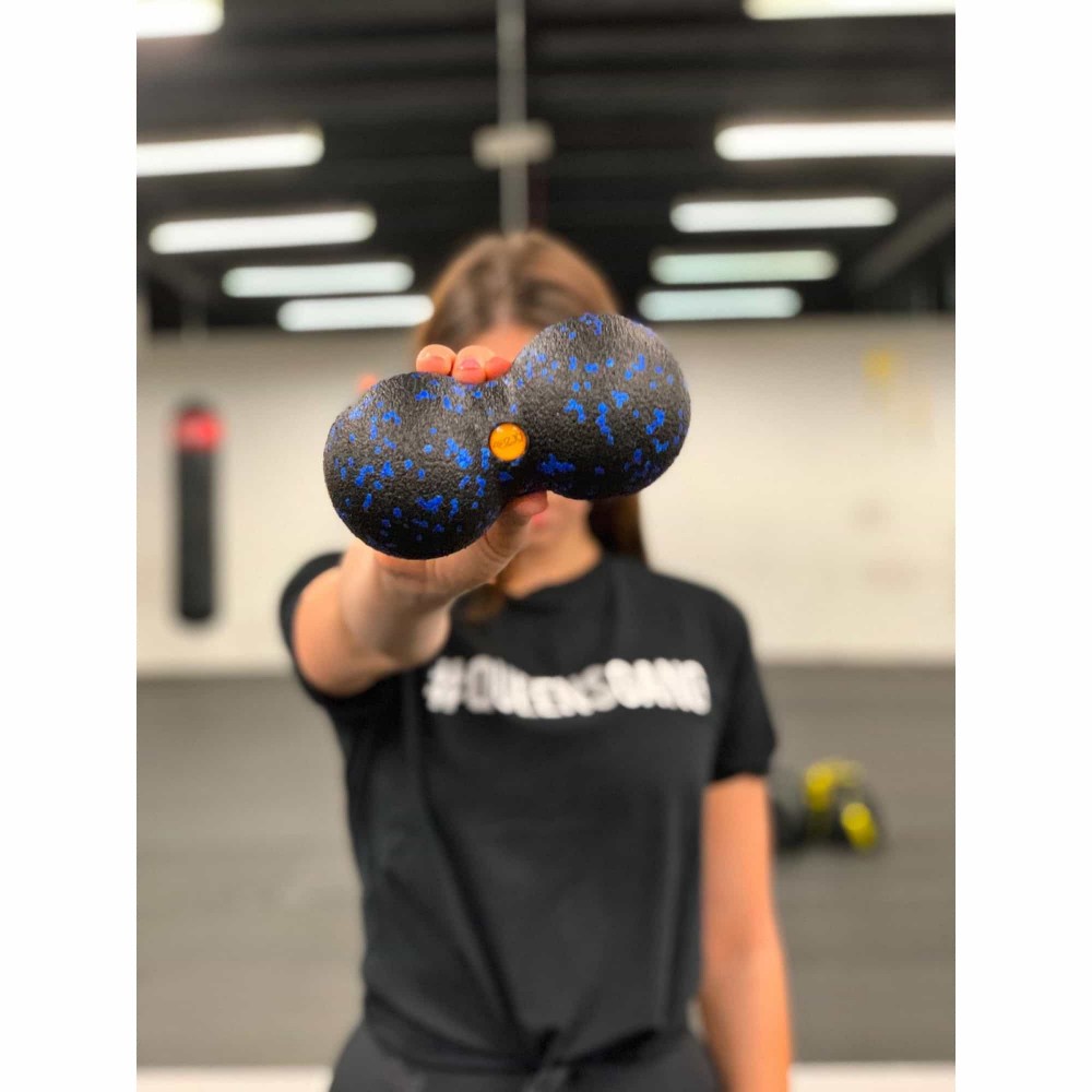 Массажный мяч двойной 4FIZJO EPP DuoBall 08 Black/Gold (P-5907739314802)