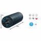 Массажный ролик 4FIZJO EPP PRO+ 45 x 14.5 см (валик, роллер) гладкий Black/Blue