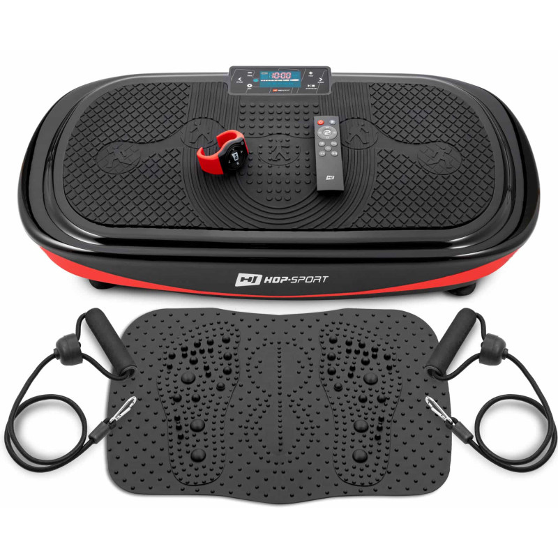 Виброплатформа Hop-Sport 4D HS-095VS Crown+ массажный коврик+ пульт управления/часы