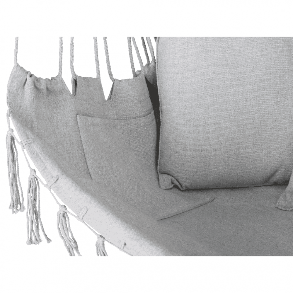 Бразильское кресло - гамак Outtec Boho XXL серый