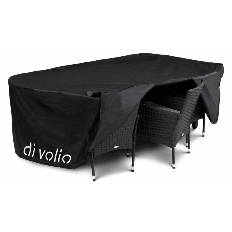 Набор садовой мебели DiVolio Verona 8+1 Black