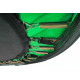 Батут Hop-Sport Green 244 см з зовнішньою сіткою безпеки і драбинкою