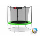 Батут Hop-Sport 8ft (244см) зеленый с внутренней сеткой
