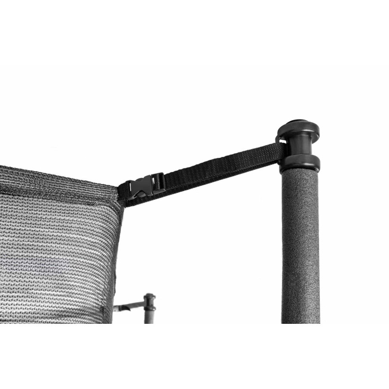 Батут Hop-Sport 8ft (244см) черно-синий с внутренней сеткой
