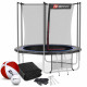 Батут Hop-Sport 8ft (244см) черно-синий с внутренней сеткой