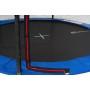 Батут Hop-Sport Black/Blue 305 см с внешней сеткой и лестницей
