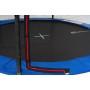Батут Hop-Sport Black/Blue 305 см с внутренней сеткой и лестницей