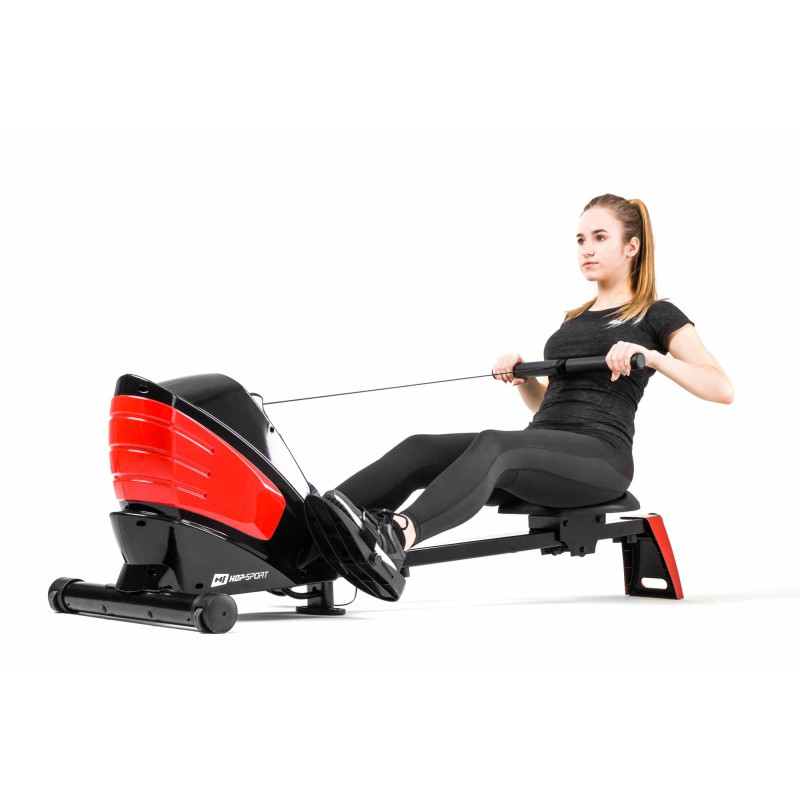 Гребной тренажер Hop-Sport HS-060R Cross красный
