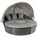 Садовая мебель из искусственного ротанга DiVolio Milano Black