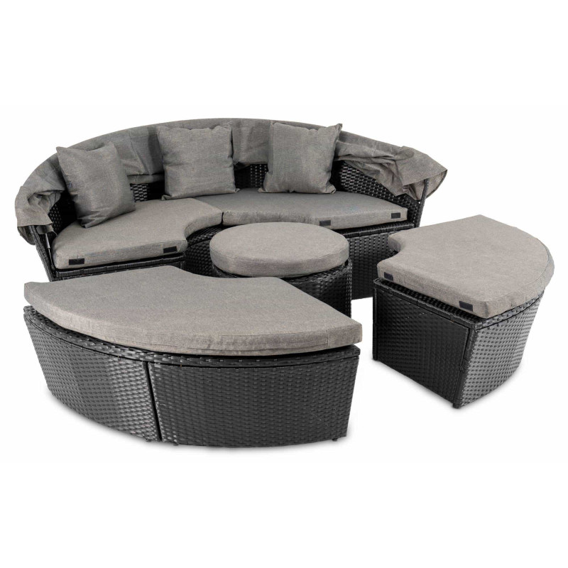 Садовая мебель из искусственного ротанга DiVolio Milano Black