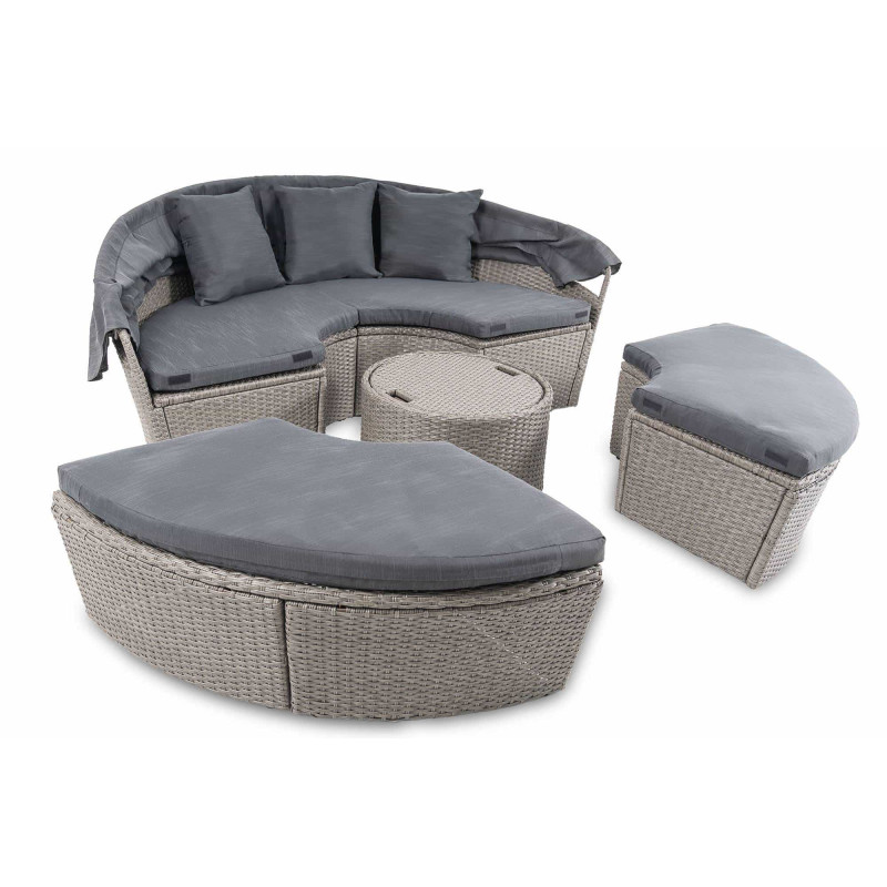 Садовая мебель из искусственного ротанга DiVolio Milano Grey