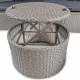 Садовая мебель из искусственного ротанга DiVolio Milano Grey