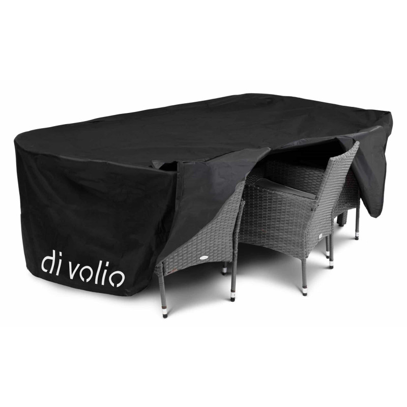 Набор садовой мебели DiVolio Verona 8+1 Grey
