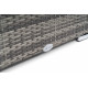Набор садовой мебели из искусственного ротанга DiVolio Prato Light Grey