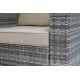 Набор садовой мебели из искусственного ротанга DiVolio Prato Light Grey