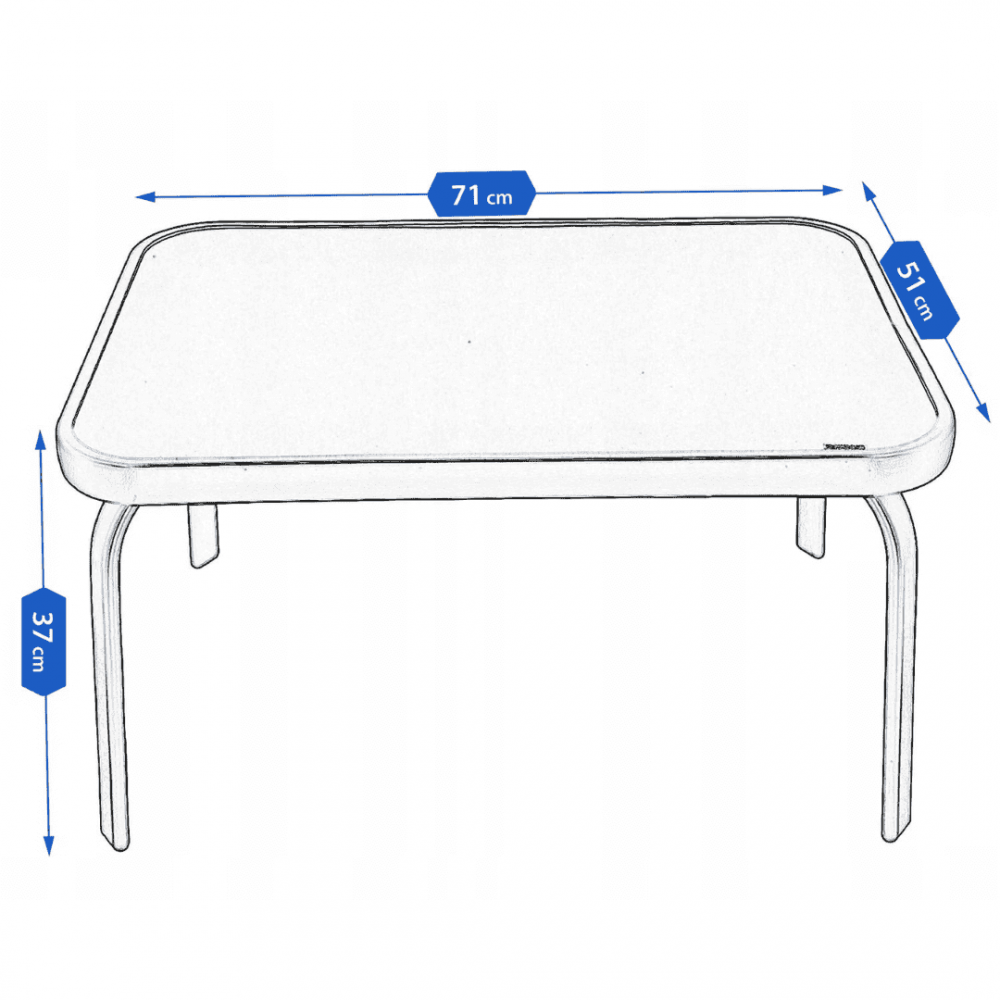 Комплект садовой мебели Jumi FIESTA серый