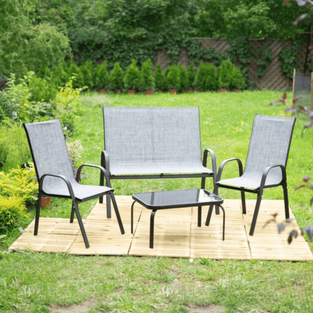 Комплект садовой мебели Jumi FIESTA серый