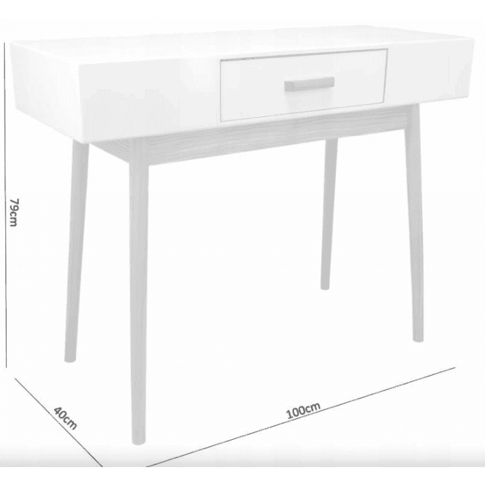 Столик туалетный / письменный Chomik SCANDINAVIA с ящиком