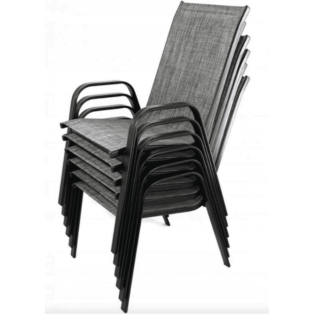 Комплект садових стільців Chomik GARDEN LINE CORTINA сірий