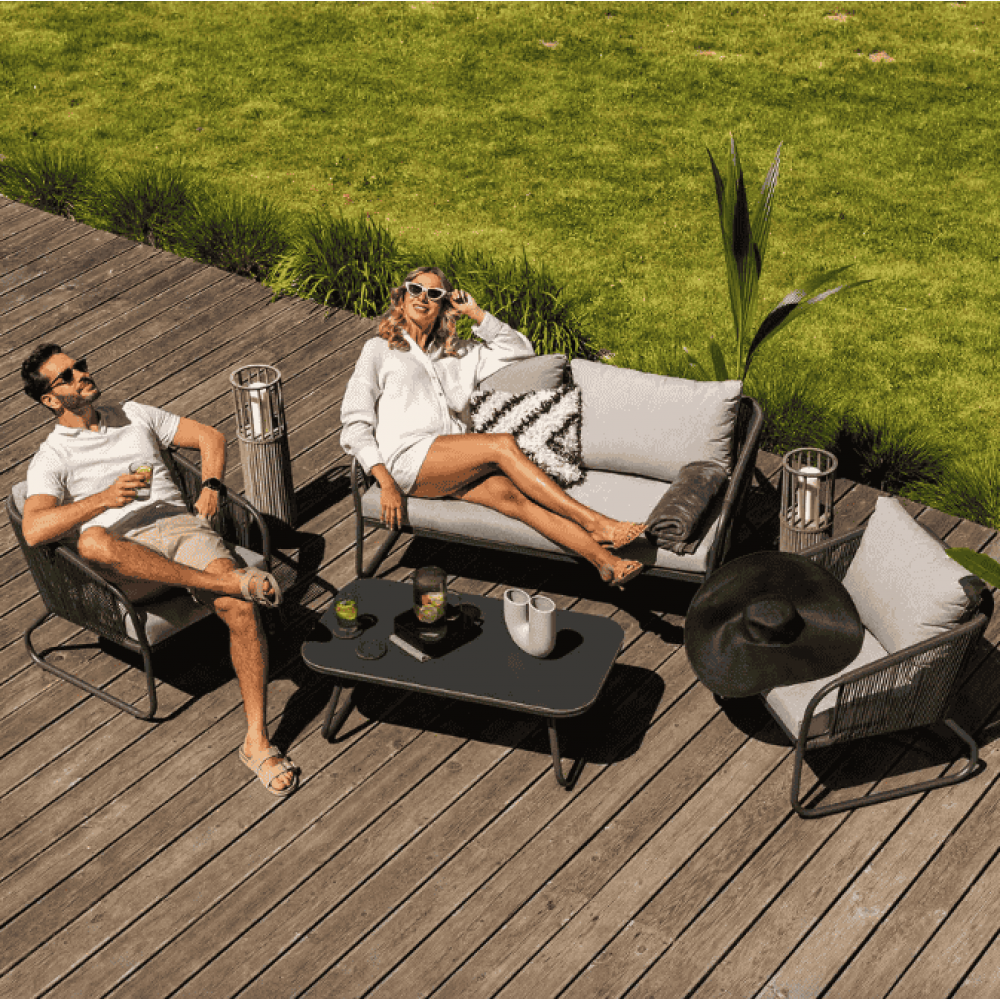 Комплект садових меблів Di Volio Paso сірий