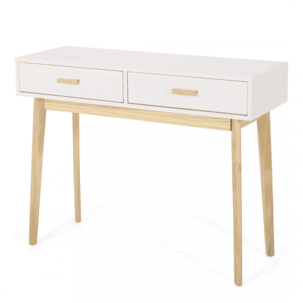 Столик туалетный / письменный Chomik SCANDINAVIA с 2 ящиками