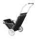 Шезлонг лежак Outtec Sun с козырьком черный