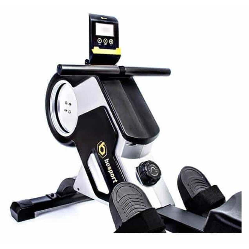 Гребной тренажер Besport BS-6031R DRAGER магнитный черно-желтый