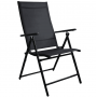Пляжне крісло Jumi Tillvex з регульованою спинкою чорне