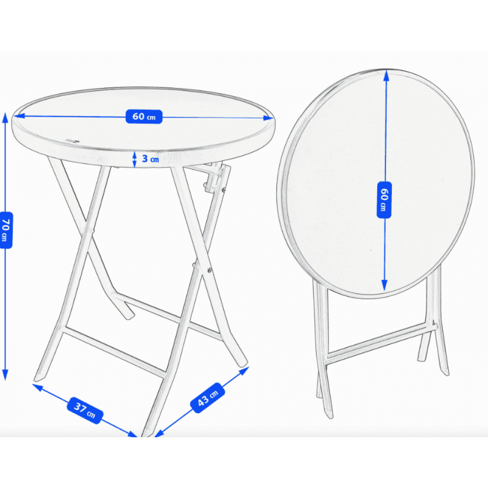 Комплект садових меблів Jumi Linda