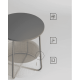 Журнальний столик Leobert Sharp з кошиком сірий