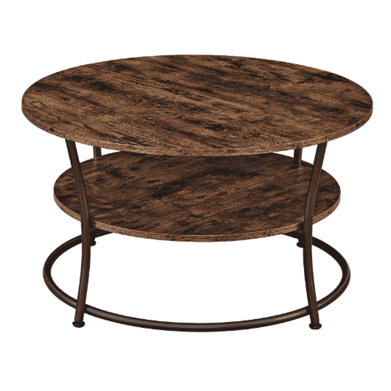Журнальний столик Leobert Vasagle 80 x 80 x 45 см в стилі Loft