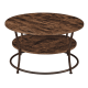 Журнальний столик Leobert Vasagle 80 x 80 x 45 см в стилі Loft