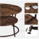 Журнальний столик Leobert Vasagle 80 x 80 x 45 см в стилі Loft