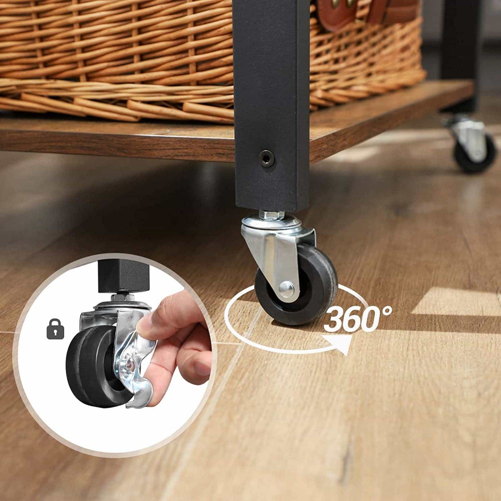 Стеллаж Leobert Dash на колесах в стиле Loft