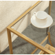 Журнальний столик Leobert Santorini в стилі Loft золотистий