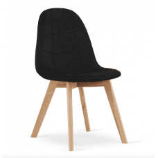 Крісло Leobert Bora оксамитове чорне