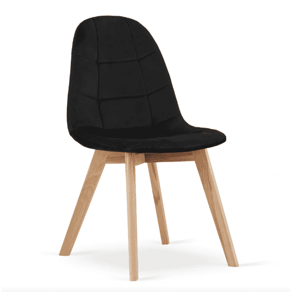 Крісло Leobert Bora оксамитове чорне