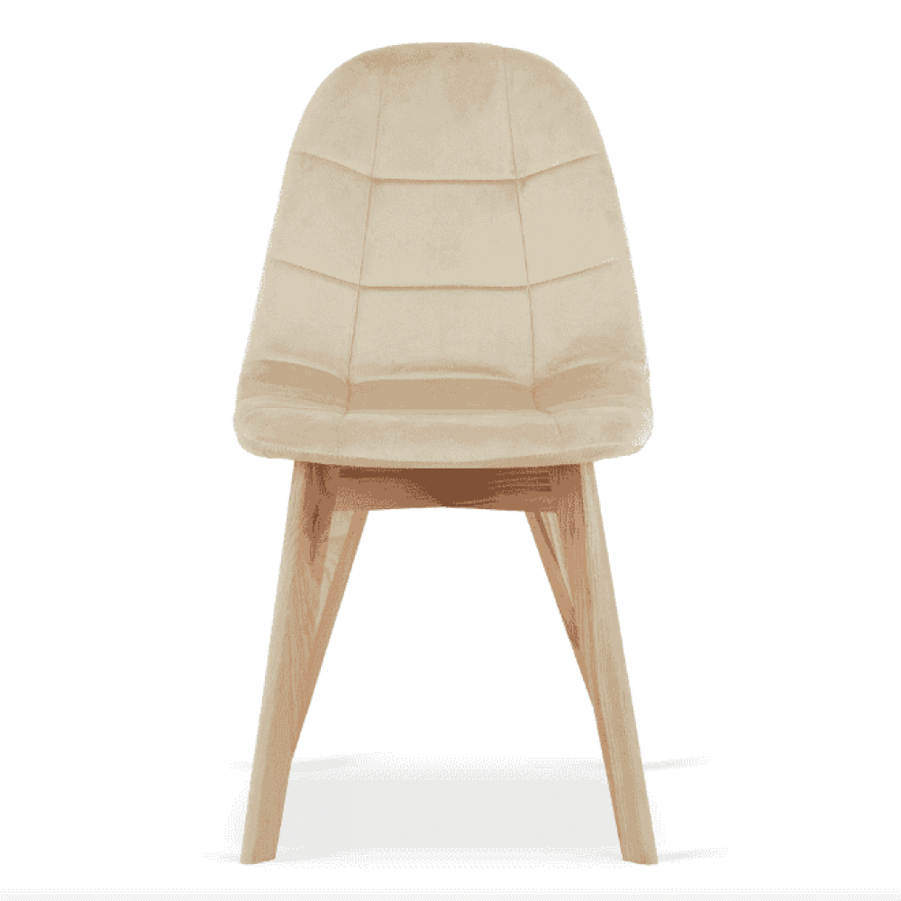 Кресло Leobert Bora бархатное бежевый