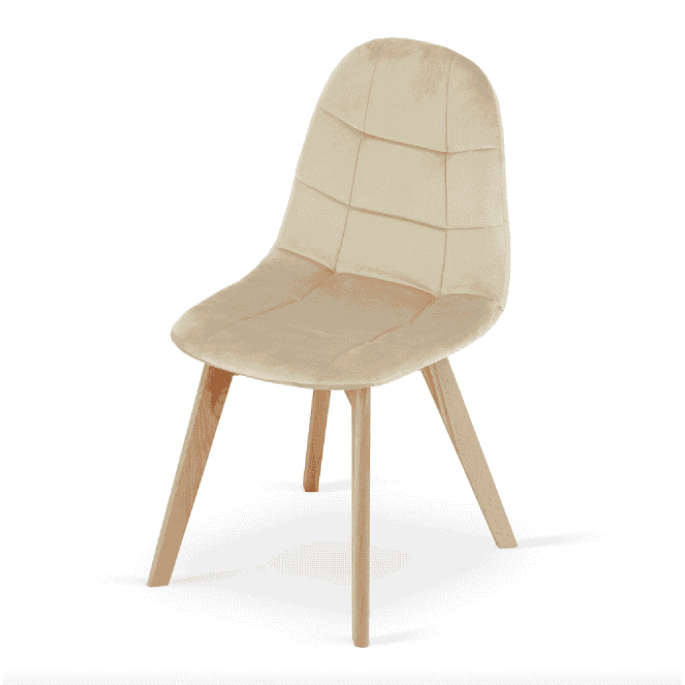 Кресло Leobert Bora бархатное бежевый