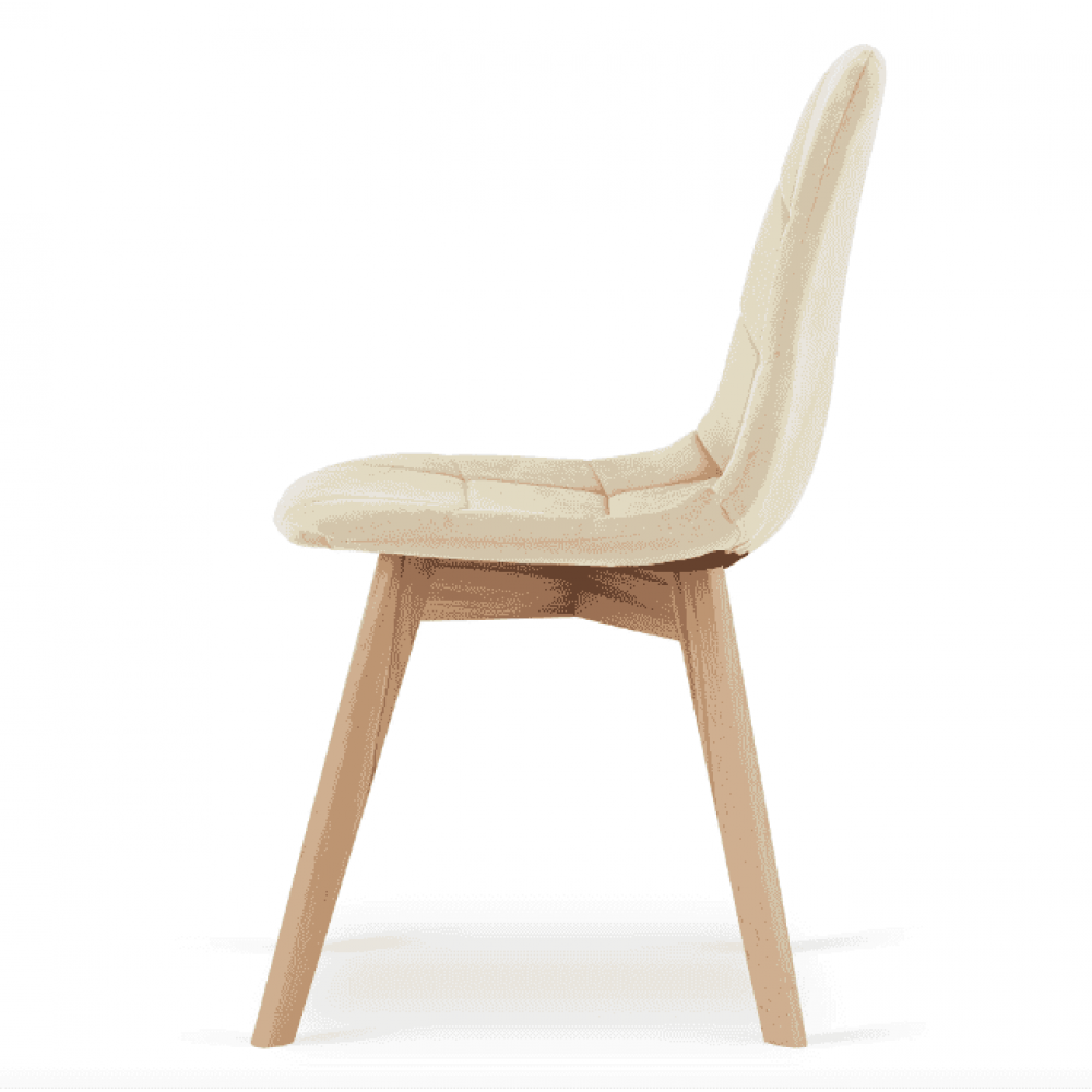 Кресло Leobert Bora бархатное бежевый